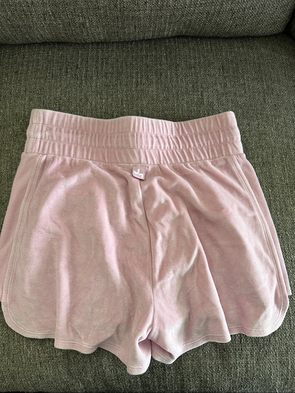 JoyLab Target Pink Velour Lounge Shorts Mid Rise Drawstring Athletic Casual S - Picture 6 of 7
